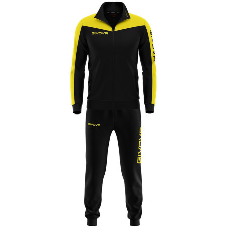 Ensemble de survêtement Givova Roma noir jaune