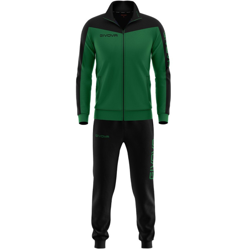 Veste de survêtement enfant Givova College - Noir - 2XS - Manches longues - Respirant