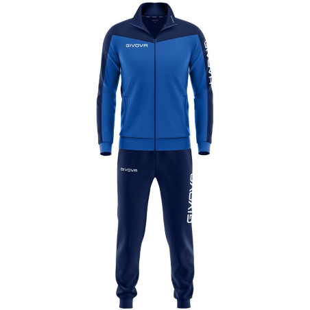 Ensemble de survêtement Givova Roma bleu roi marine