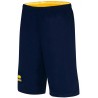 Short basket Errea Chicago réversible marine jaune