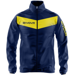Veste de pluie Givova Scudo marine/jaune