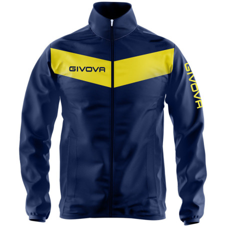 Veste de pluie Givova Scudo marine/jaune