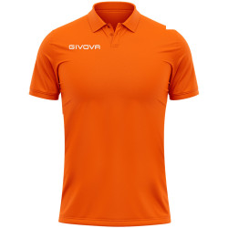 Polo Givova Piquet Summer orange