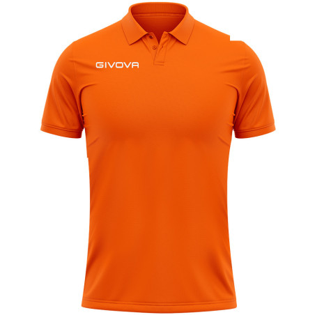 Polo Givova Piquet Summer orange