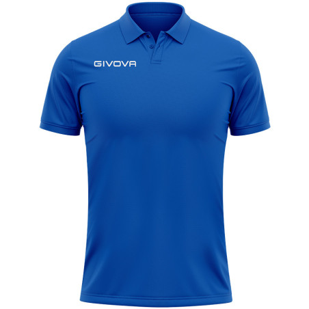 Polo Givova Piquet Summer bleu roi