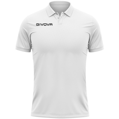 Polo Givova Piquet Summer blanc