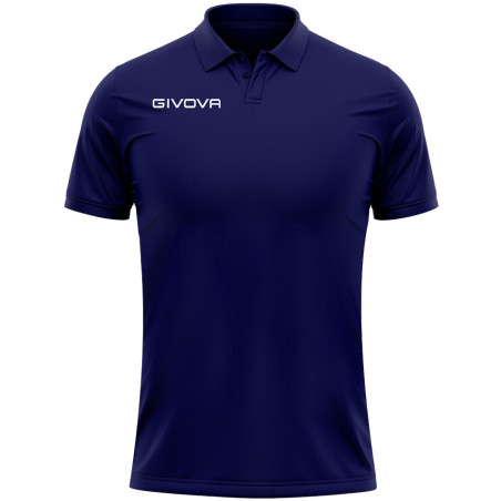 Polo Givova Piquet Summer bleu marine