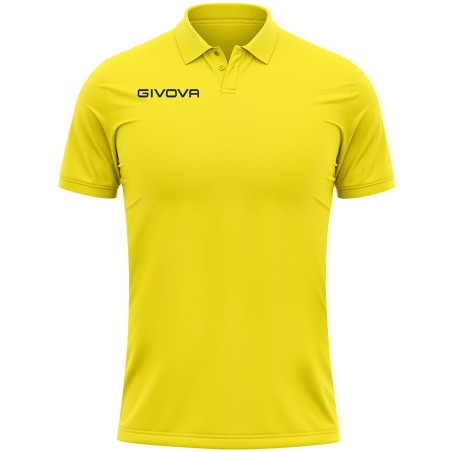 Polo Givova Piquet Summer jaune