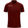 Polo Givova Piquet Summer bordeaux