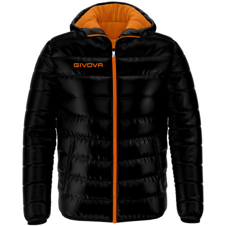 Doudoune Givova Olanda noir orange fluo