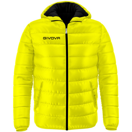 Doudoune Givova Olanda jaune fluo noir