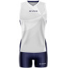 Kit de volley Givova Elica blanc marine