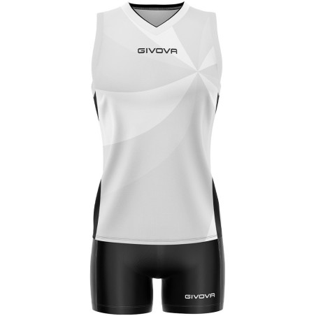 Kit de volley Givova Elica blanc noir