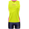Kit de volley Givova Elica jaune fluo fuchsia