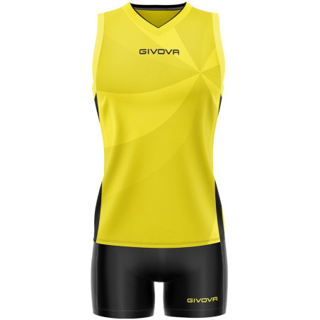 Kit de volley Givova Elica jaune noir