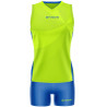 Kit de volley Givova Elica vert fluo bleu roi