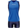 Kit de volley Givova Spike bleu roi marine
