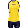 Kit de volley Givova Spike jaune marine