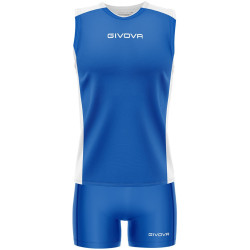 Kit de volley Givova Piper blanc rouge 2