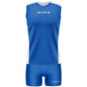 Kit de volley Givova Piper bleu roi blanc