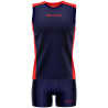 Kit de volley Givova Piper marine rouge