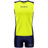 Kit de volley Givova Piper jaune fluo marine