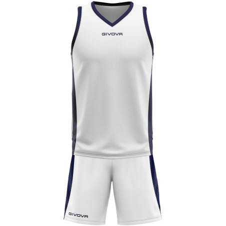 Kit de basket Givova Power blanc marine