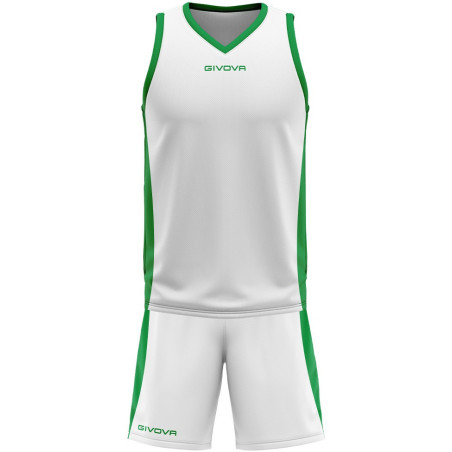 Kit de basket Givova Power blanc vert