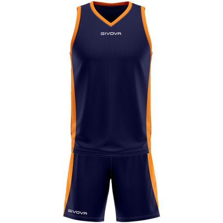 Kit de basket Givova Power marine orange