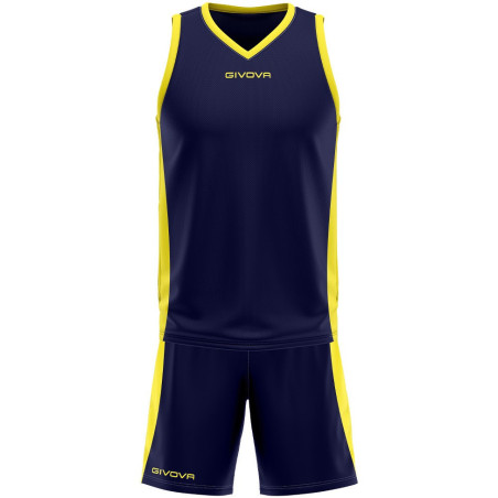 Kit de basket Givova Power marine jaune
