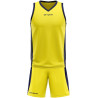 Kit de basket Givova Power jaune marine