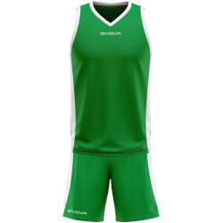 Kit de basket Givova Power vert blanc