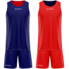Kit de basket reversible Givova Double marine/rouge