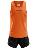 Kit de running Givova New York orange fluo/noir