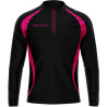 Maillot de running manches longues Givova noir/fuschia