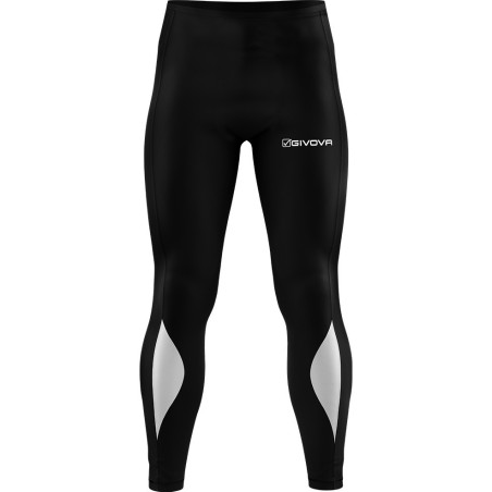Pantalon de running Givova noir/blanc