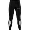 Pantalon de running Givova noir/blanc
