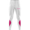 Pantalon de running Givova blanc/fuschia