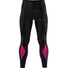 Pantalon de running Givova noir/fuschia