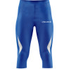 Pantacourt de running Givova bleu roi/blanc
