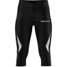Pantacourt de running Givova noir/blanc