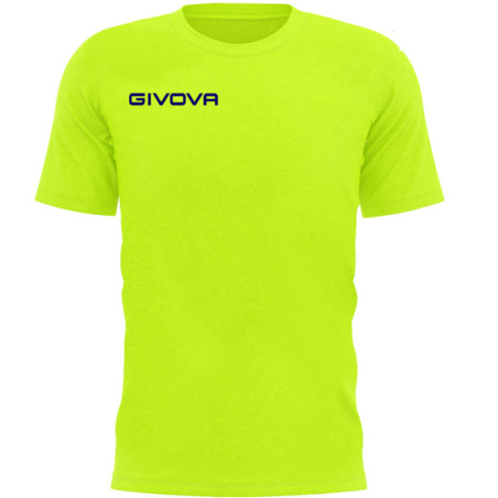 Tee Shirt de Tennis Givova Fresh jaune fluo