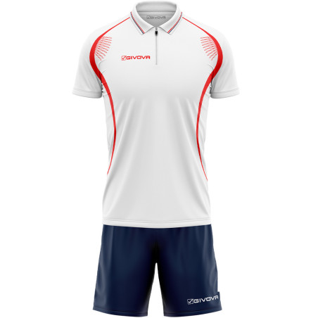 Kit de Tennis Givova Easy blanc/rouge