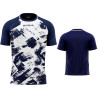Maillot de football Givova Art blanc marine