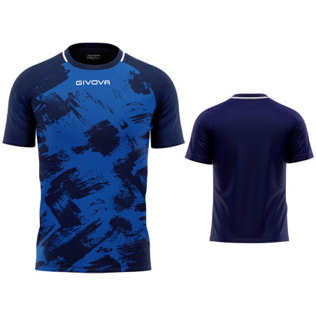 Maillot de football Givova Art bleu roi marine