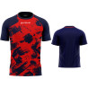 Maillot de football Givova Art rouge marine