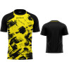 Maillot de football Givova Art jaune noir