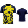 Maillot de football Givova Art jaune marine