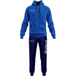 Ensemble de survêtement Givova King marine/jaune fluo 2