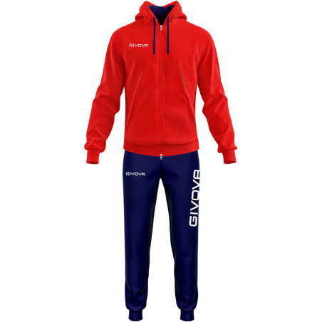 Ensemble de survêtement Givova King rouge/marine